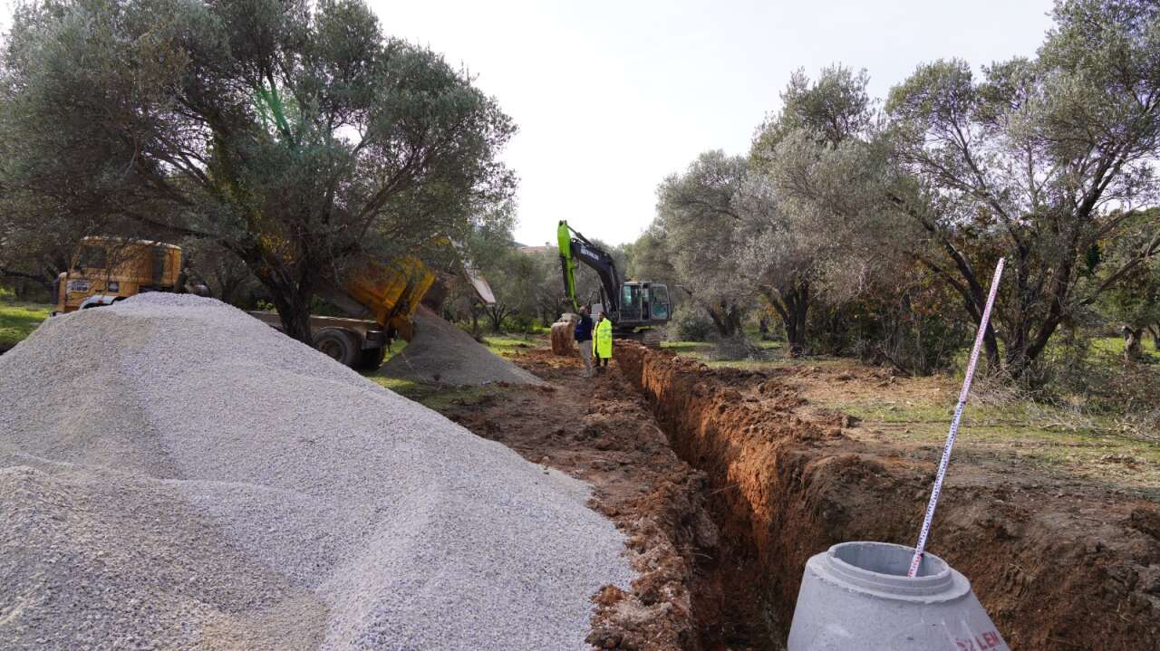 Datça Çomarlık’ta Kanalizasyon Sorunu Çözülüyor 1